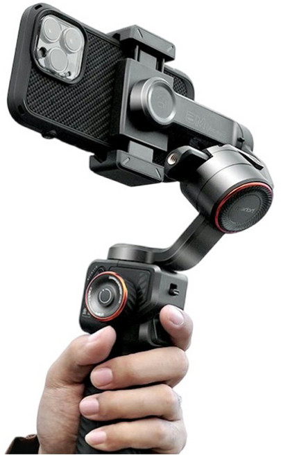 호헴 M6 스마트폰 짐벌, 1개, 블랙 + 골드