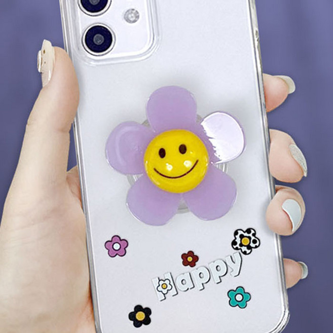 갤럭시 엑스커버5 데이지 스마트톡 투명 젤리 케이스 SM-G525