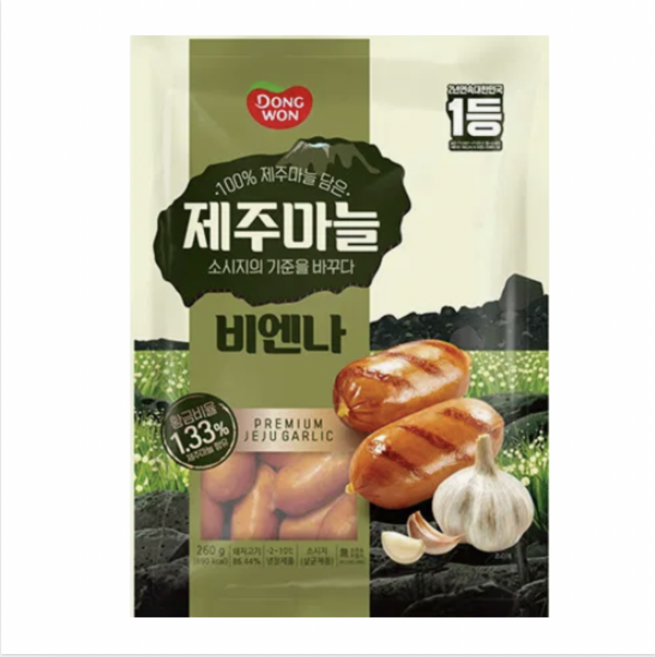 동원 제주마늘 비엔나, 3개, 260g
