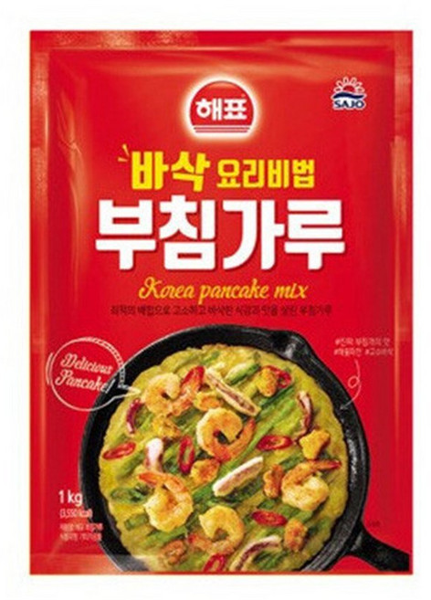 해표 부침가루 1kg, 1개