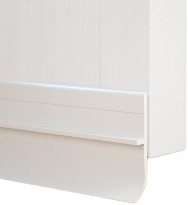 리아모어 욕실문 보호대 방수 물막이, 2개, 화이트