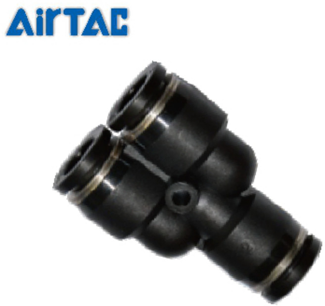 AIRTAC快速接頭 PY Y型接頭 Ø4 Ø12 管徑 (含稅), 1個, PY12, PY12