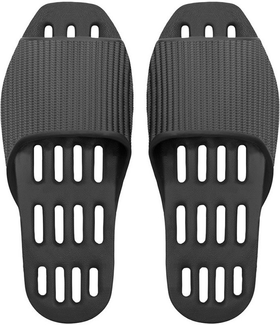 까발로 남녀공용 EVA 미끄럼방지 물빠짐 욕실화 실내화 슬리퍼 CA009, 1개, 다크그레이