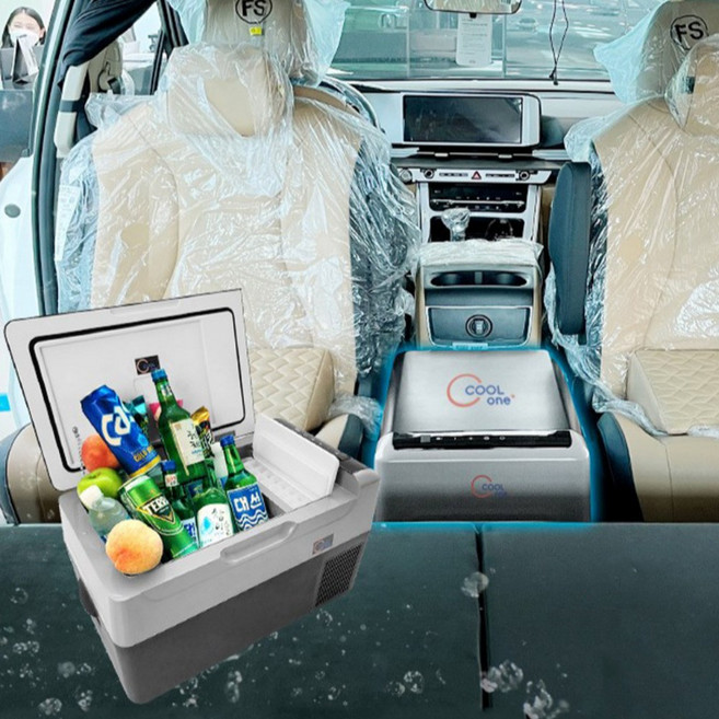 한엑스 쿨원 국산 캠핑용냉장고 카니발냉장고 차량용 미니 이동식냉장고HG-22 리터