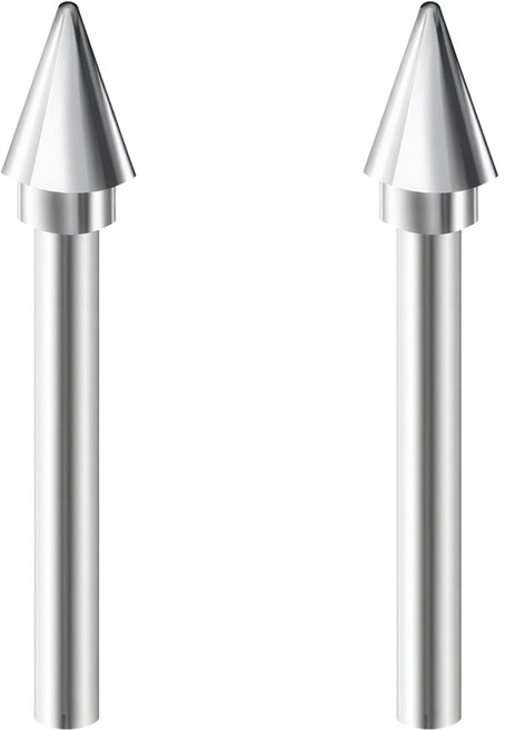 더조은셀러 세모 메탈 반영구 펜촉 펜팁 교체용 갤럭시탭 S11 S11 울트라 호환, 1세트, 실버