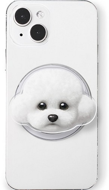 로랜텍 아크릴 휴대폰 맥세이프 스마트톡, 28 비숑 오구, 1개