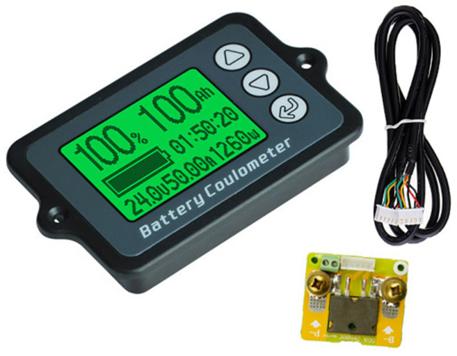 KDsafe 배터리 캠핑카 파워뱅크 DIY 적산계 잔량계 전류계 TK15 50A, 1개