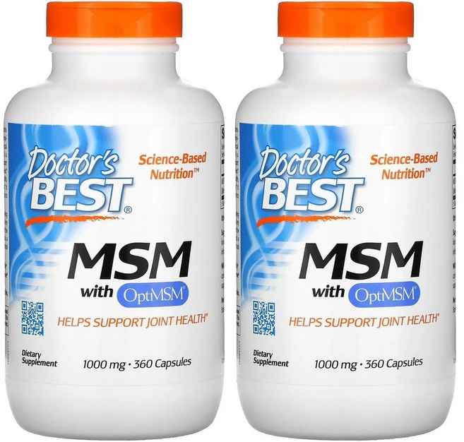 닥터스베스트 MSM 식이유황 1000mg 360정 2통 엠에스엠, 2개 - 쿠팡