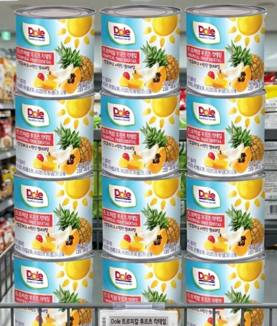 동원 Dole 후르츠칵테일 432g 원터치, 12개