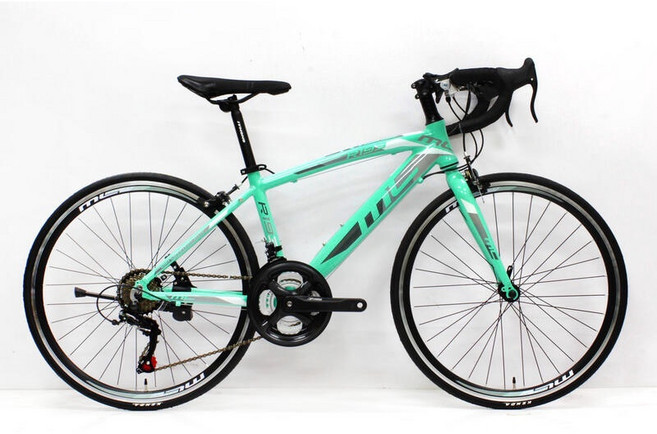 ML R193 24吋兒童彎把小鐵人鋁合金公路車, 湖水綠, 1個
