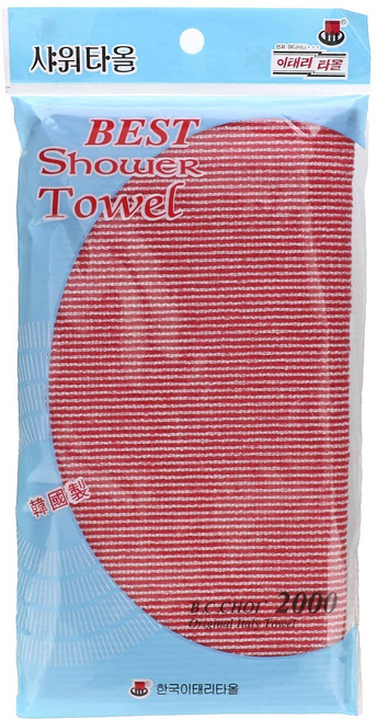 국내산 이태리 타올 4매 / 골드상사 목욕타올/이태리타올 / 목욕타올/국내생산, 4개, 1개입