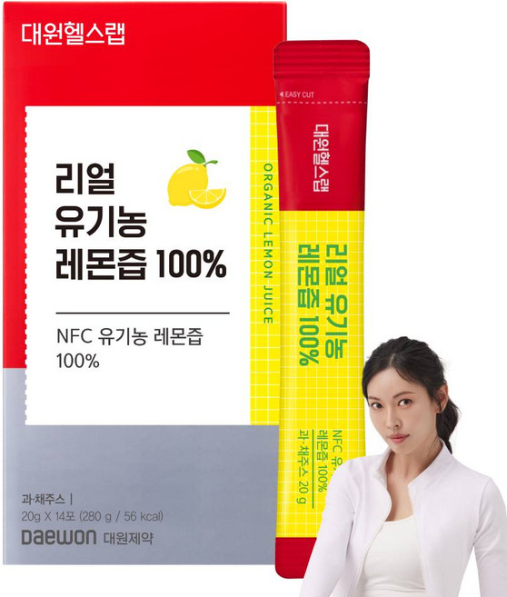 대원헬스 리얼 NFC 유기농 레몬즙 100%, 280g, 1개