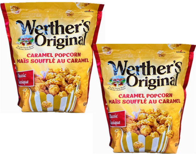 [코스트코]WERTHERS ORIGINAL 카라멜팝콘 클래식, 2개, 624g