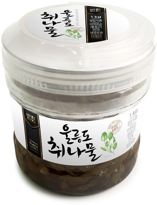 울릉도취나물절임 반찬단지 완제품 1kg, 1개
