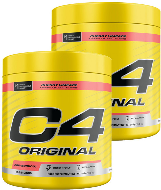 셀루코어 C4 오리지널 프리-워크아웃 체리 라임에이드, 2개, 384g