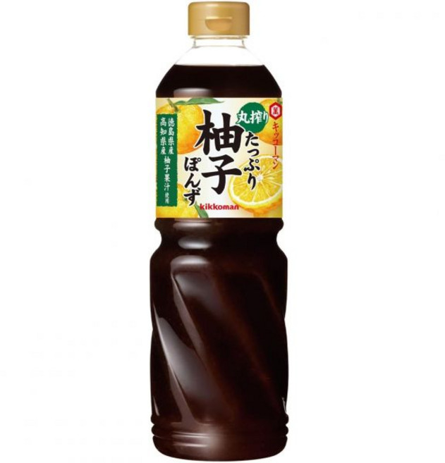 일본 기코만 유자 과즙 듬뿍 폰즈 간장 1L 517234, 1개