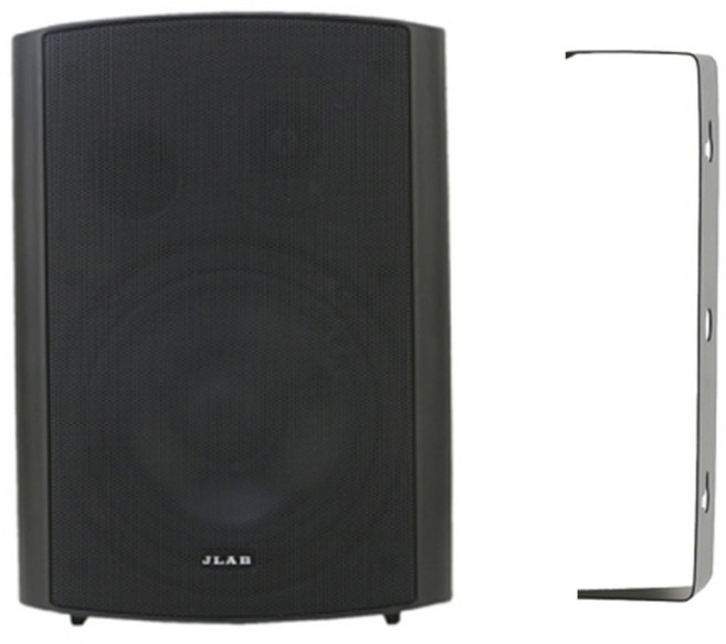 방수 스피커 BH-58 120W 외부용 야외용 벽걸이 스피커 LOW/HI 겸용 + 브라켓 포함 1통, 블랙