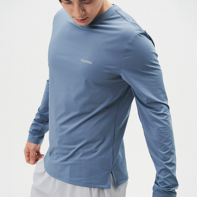 펌핑 남자 기능성 롱슬리브 긴팔 티셔츠 운동 등산 국내생산