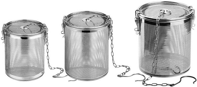 요리 향신료 채반 미세 메쉬 304 스테인레스 스틸 인퓨저 허브 수프 조미료 커피 필터, 0 7L