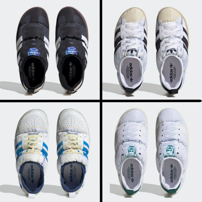 아디다스 운동화 방한화 퍼피렛 슬립온 패딩화 패딩 신발