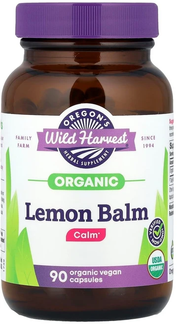 오레곤스와일드하베스트 레몬밤 젤라틴 캡슐 90정, 1개 - 쿠팡