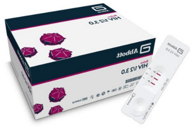 애보트 HIV 에이즈검사 키트 Bioline 3.0 성병검사 전혈검사 AIDS Screen, 1개