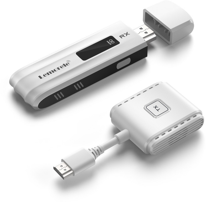 Lemorele HDMI 무선 송수신기 1080P 60Hz 50m 8TX 1RX 지원, 1개, P200