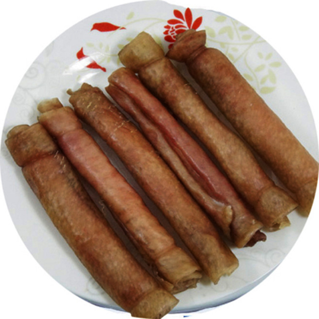 국내산 수제간식 육포모음(등뼈 소힘줄 칠면조 오리윙 닭발), 1개, 콜라켄껍데기롤120g