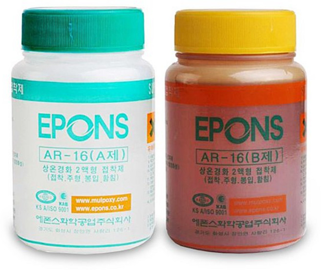 INVEN* 인벤 ( A제 400g + B제 400g ) 고급 에폰스 에폭시 접착제금속 석재 타일 플라스틱 @안전2중포장@, 1세트