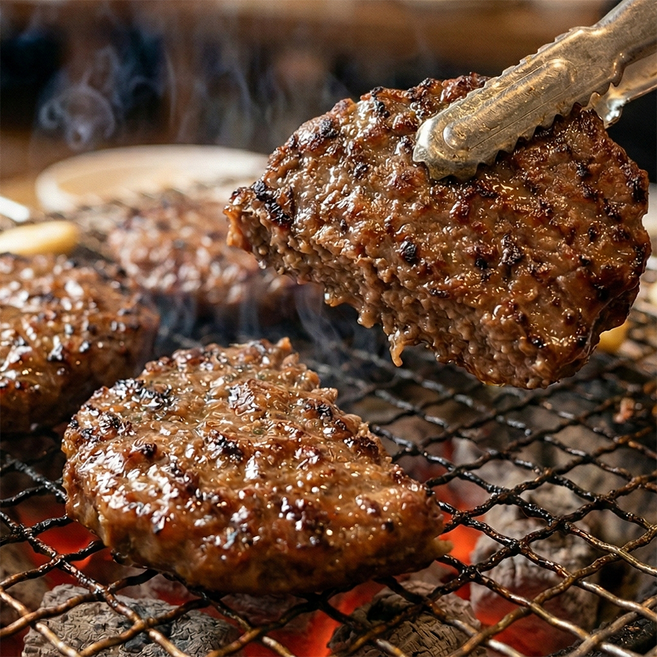 [밥상] 풍미 가득 염소 떡갈비, 1개, 400g