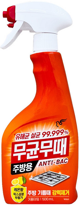 무균무때 주방용 세정제, 500ml, 8개