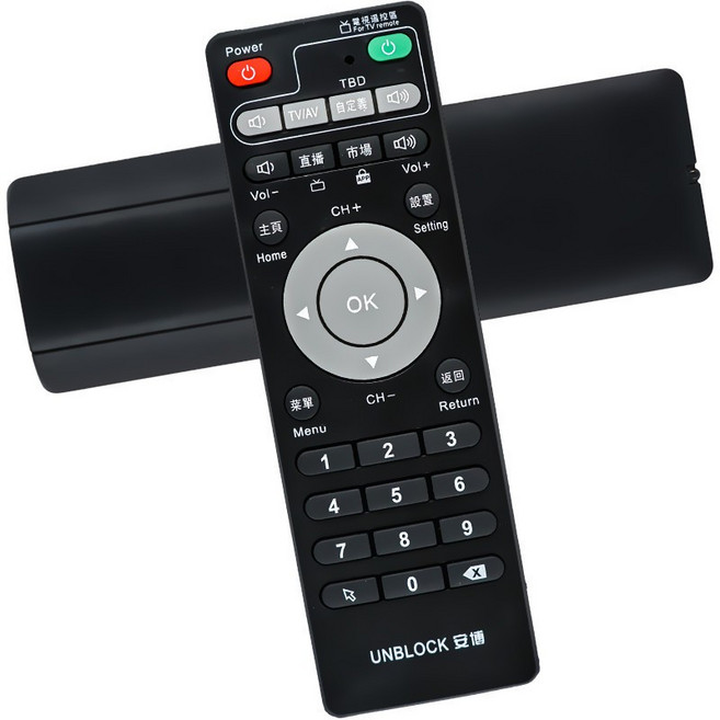 安博遙控器 安博盒子全系列通用紅外線學習功能遙控器, 1個