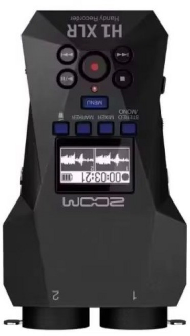 Zoom H1 XLR 핸디 레코더 (XLR/TRS 콤보 입력 및 듀얼 AD 컨버터 탑재)