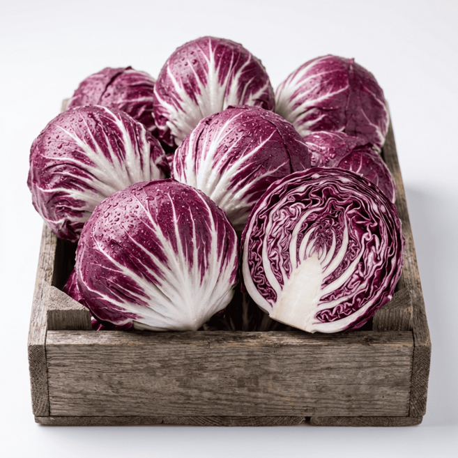 아삭 쌉싸름한 라디치오 국내산 프리미엄 치커리, 250g이상, 4개