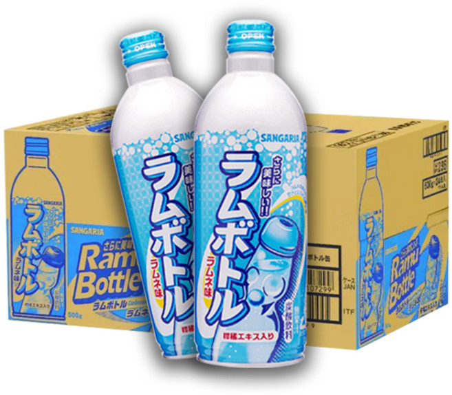 산가리아 라무바틀 탄산음료, 500ml, 24개
