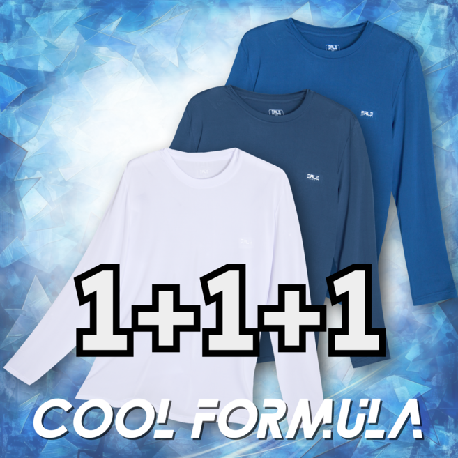 macci (마찌) 쿨포뮬러 기능성 스판 냉감 쿨 긴팔 티셔츠 (정품)