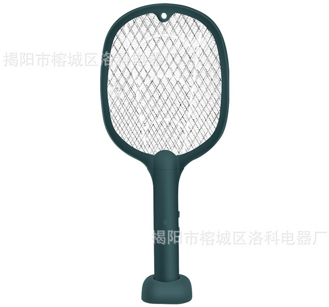 電蚊拍家用充電誘蚊二合一滅蠅燈滅蚊拍立式滅蚊驅蚊神器電擊式, 如圖