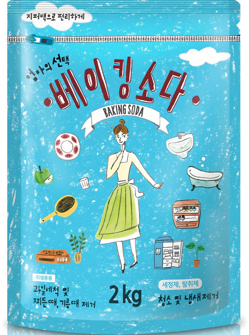 엄마의선택 베이킹소다, 2kg, 1개