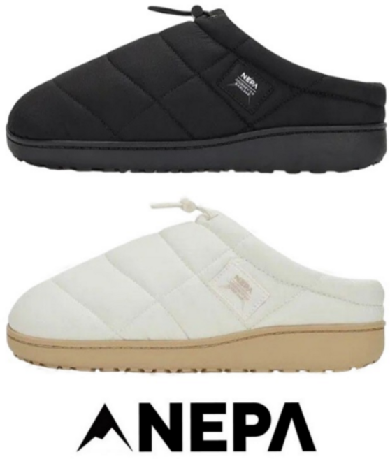 [백화점 매장판] 네파 남여 베이직 기본 패딩화 패딩 겨울 슬리퍼 방한화 방한신발 방한패딩화