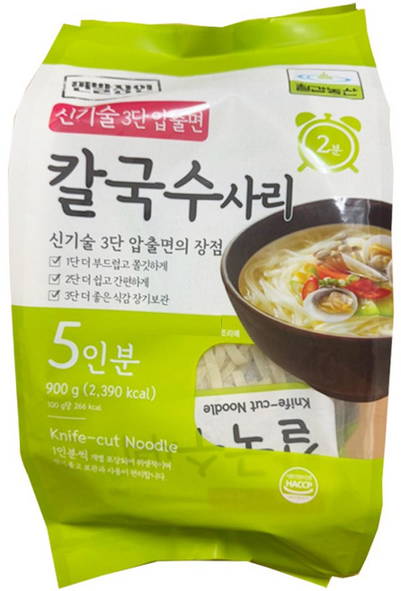 칠갑농산 칼국수사리, 1개, 900g