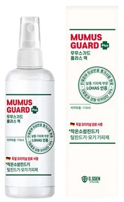 무무스가드 플러스 진드기 모기기피제, 110ml, 1개 - 쿠팡