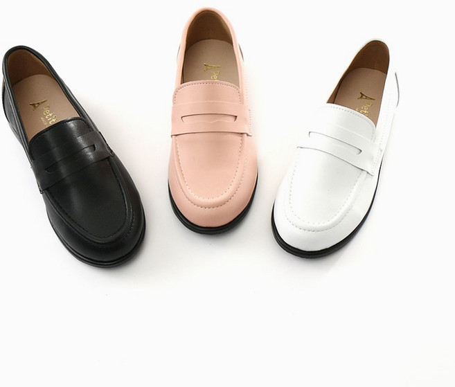 쁘띠 안경 키즈 주니어 심플 단화 구두 유아동 로퍼