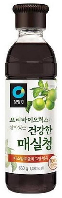 청정원 매실청 매실에이드 건강한음료 잡내제거, 650g