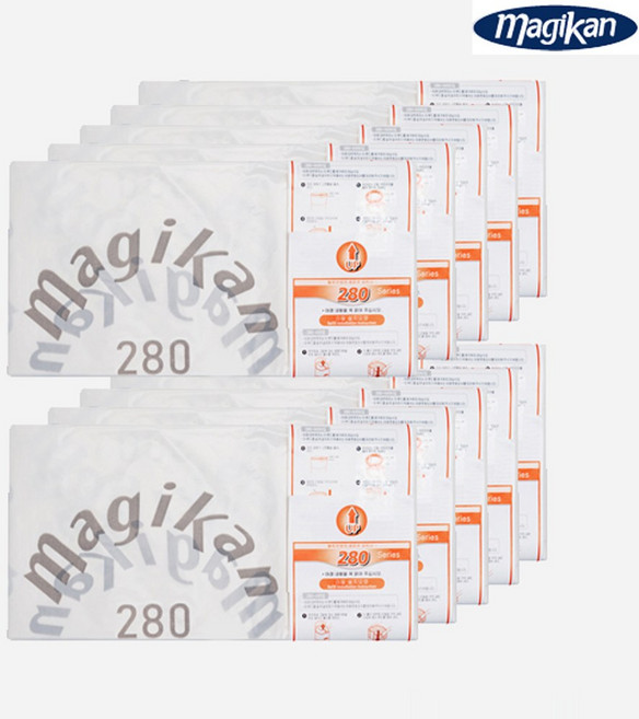 매직캔 애니블리 화이트 리필봉투 280R10W (27리터10개)