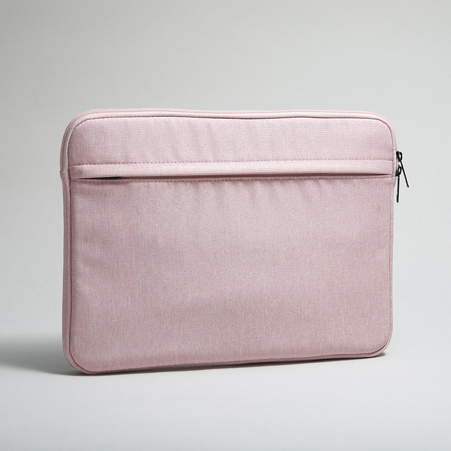 플레인 맥북 노트북파우치 13인치 15인치 15.6인치 그램16인치, 15.6인치 핑크, 1개