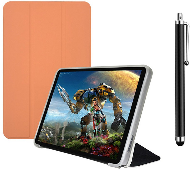 ALLDOCUBE IPLAY 50 미니 프로 파스텔 TPU 전용 케이스 + 터치펜, 오렌지