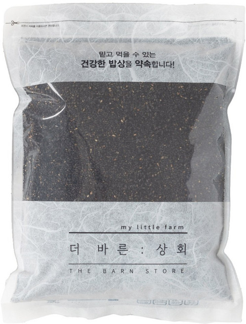더바른상회 중국산100% 흑임자 깨 볶음 검정깨 1kg, 1개