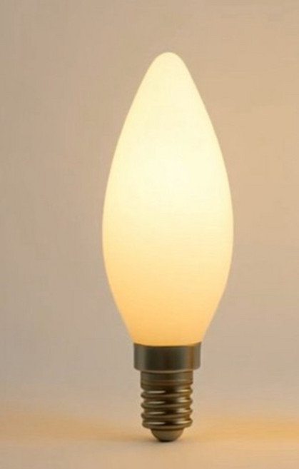 火焰造型燈泡 節能省電 柔和光線 適用於臥室客廳餐廳, E14 尖頭 黃光, 1個