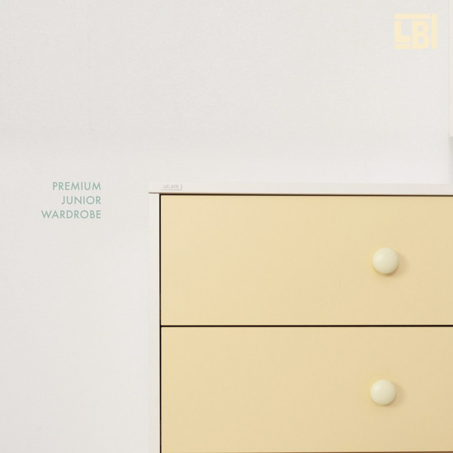 리엘비 안나 SE0등급 아기서랍장 유아서랍장 깊은서랍, 버터옐로우