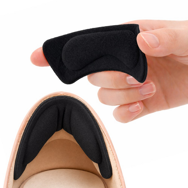 바로상점 휠 신발 뒤꿈치 보호 패드 컴포트 구두 패치 2종 x 10P 세트, 1세트, 블랙